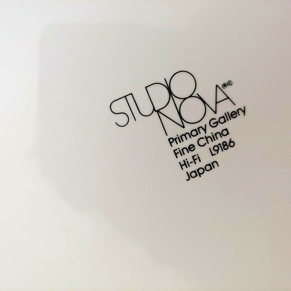 ♥️SOLD♥️Studio Nova Primary Gallery HI-FI L9186 Dinner  Plate 10.5" - Picture 3 of 4